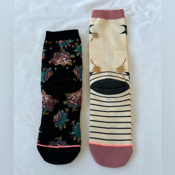 Stance Midnight Rose Studded & Zodiac Sagittarius Socks Size S/M - Picture 2 of 9